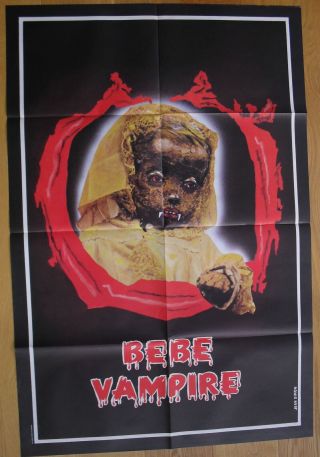 Grave Of The Vampire Horror French Movie Poster 