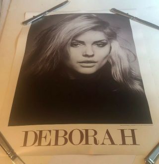 Vintage Deborah Harry Blondie Poster Hal Wilson 1979 18 X 24