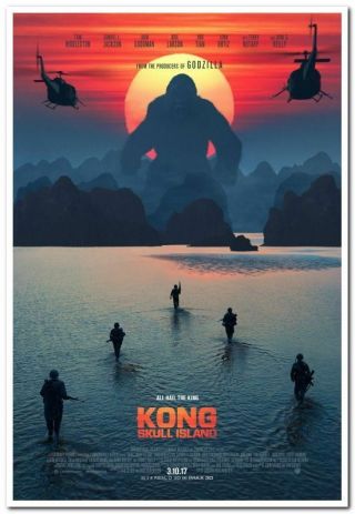 Kong: Skull Island - 2017 - D/s 27x40 Movie Poster - Samuel L.  Jackson