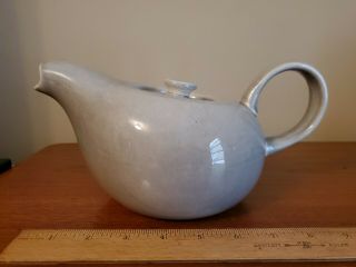 Russel Wright Steubenville American Modern Granite Grey 4 Cup Teapot