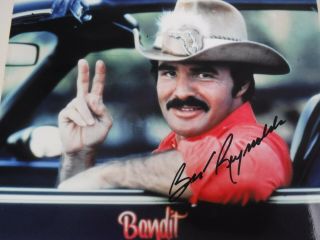 Burt Reynolds Signed Photo " Trans Am "