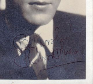 Actor Phillips Holmes Autograph Signed VERY EARLY Publicity Photo d1942 RARE 2