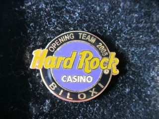 Hard Rock Hotel & Casino Biloxi Grand Opening 2 Pin 2005 Opening Team Staff Set 4