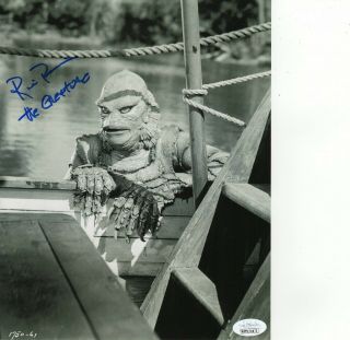 Ricou Browning Autograph 8x10 Photo Creature From The Black Lagoon Signed Jsacoa