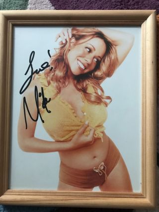 Mariah Carey Autographed Photo
