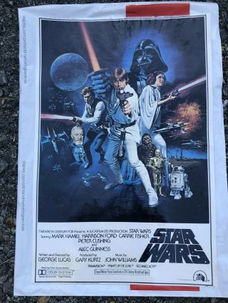 1977 Vintage Star Wars Poster