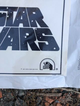 1977 Vintage Star Wars Poster 5