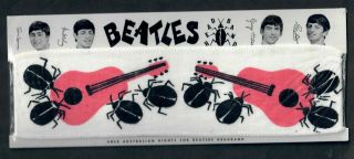 Beatles 1964 Aussie Headband On Backing Card