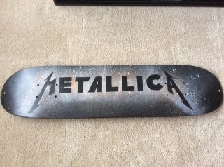 Metallica Skateboard Deck Vintage Rare