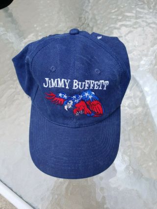 Jimmy Buffett 9/11 2001 Benefit Charity Concert Msg Nyc Dad Slouch Hat Cap Rare