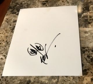 Rob Liefeld 8.  5x11 Marvel Deadpool Sketch Autographed Hand Signed & Drawn