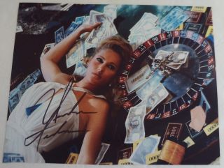 Young Ursula Andress Autographed Photograph Autograph 1967 Film Casino Royale