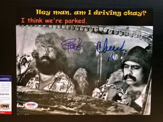 Cheech And Chong Signed Autograph Photo Up In Smoke Psa Bas Jsa Blu Ray Poster