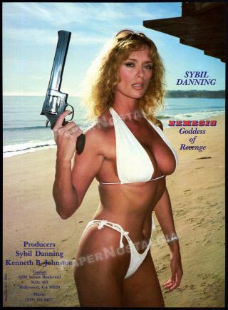 Nemesis_/_the Panther Squad_original 1984 Trade Print Ad / Promo_sybil Danning