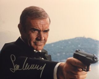 Sean Connery Signed Autographed 8x10 Never Say Never Photo,