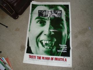 Taste The Blood Of Dracula Poster Hammer Christopher Lee