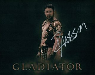 Russell Crowe Gladiator Signed 8x10 Picture Autographed Photo,