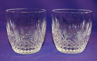 Waterford Crystal Colleen 9 Oz.  Old Fashion Tumblers Ireland Gothic Mark