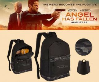 Angel Has Fallen Regal Promo Promotional Movie Survival Backpack Book Bag Butler