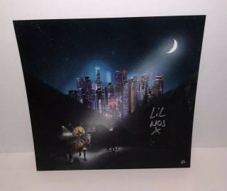 Lil Nas X Signed 7 Ep Album Cover Photo Rapper Autograph Old Town Road Panini
