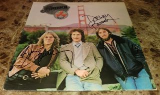 Gerry Beckley & Dewey Bunnell America Signed Autographed Album Cover W/coa Rare