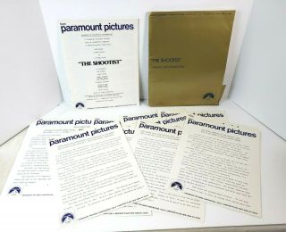 Vintage Movie Film Press Kit - The Shootist - Paramount 1975 John Wayne