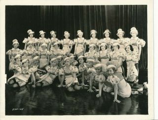 Leggy Chorus Girls Vintage 1930s Paramount Pictures Musical Photo