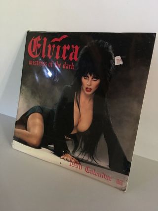 Elvira Mistress Of The Dark 1990 Full Color Calendar Sexy