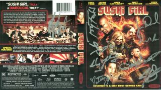 Sushi Girl Signed Blu Ray (todd,  Duval,  Hathaway. , ) Auto Autographed