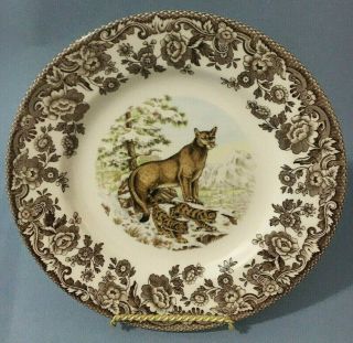 Spode Woodland Cougar 7 3/4 " Salad Plate With Tag
