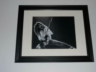 Large Framed Eddie Van Halen 1978 1st Headlining Tour With Guitar 24 " X 20 "