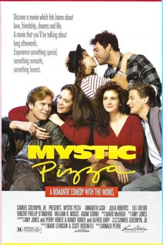 Mystic Pizza Movie Poster 1 Sided 27x40 Julia Roberts Annabeth Gish