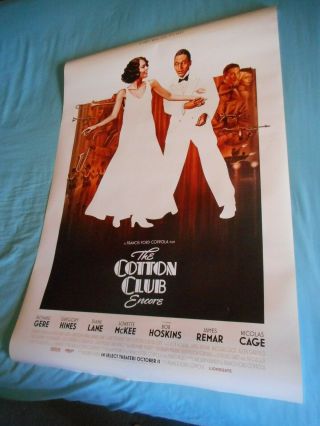 Francis Ford Coppola The Cotton Club Encore Movie Poster One Sheet Ds 27x40