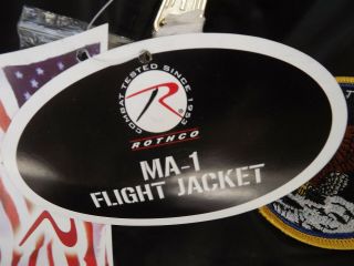 Rothco MA - 1 Flight Jacket FIRST MAN 2018 Film Promo Ryan Gosling Rare Size Large 2