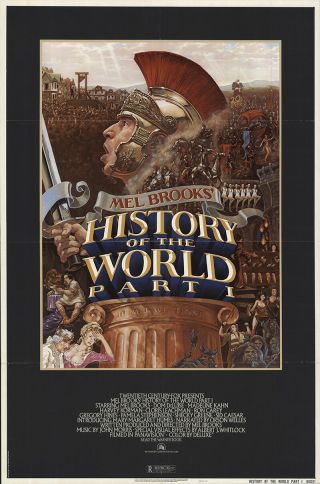 History Of The World: Part I 1981 27x41 Orig Movie Poster Fff - 59352 Very Fine