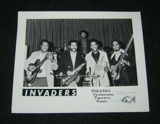 1970s Invaders Waukegan Piranha Publicity 8x10 Chitlin Circuit Tony Von