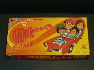 Htf Vtg 1967 The Monkees Board Game W/ Xylophone By Transogram