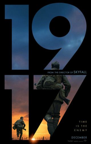 1917 (2019) Large Movie Poster 27x40 - George Mackay,  Benedict Cumberbatch -