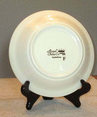 Royal China Currier and Ives BROWN hostess candy Bowl 
