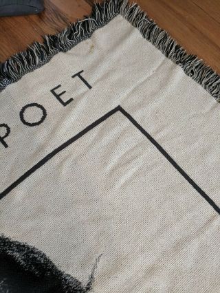 The Doors Jim Morrison An American Poet Tapestry Throw Fringe Blanket 64 