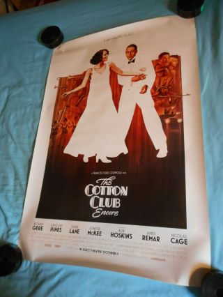 Francis Ford Coppola The Cotton Club Encore Movie Poster One Sheet Ds 27 " X40 "