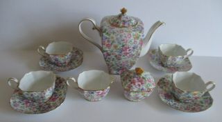 Royal Cotswold Chintz Tea Set In The English Tradition
