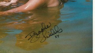 BROOKE SHIELDS - AUTOGRAPHED 8 X 10 LOBBY CARD IN COLOR - CHRISTOPHER ATKINS - BABY 2