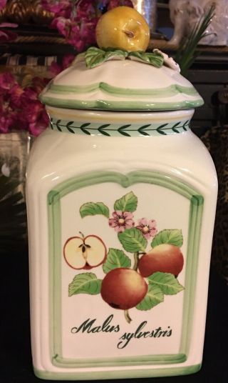 Villeroy & Boch French Garden Charm Canister Apples