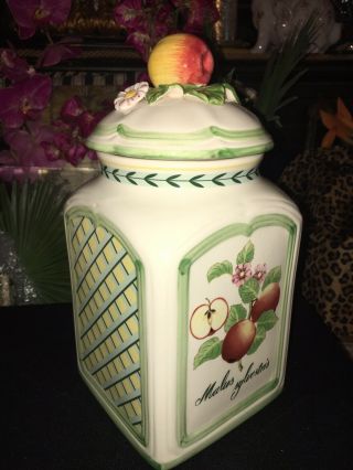 Villeroy & Boch French Garden Charm CANISTER APPLES 4
