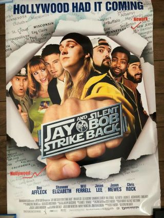 " Jay And Silent Bob Strike Back " Will Ferrell 2001 Movie Poster 27x40