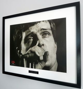 Ian Curtis/joy Division Framed Nme - Plaque - Certificate - - Rare