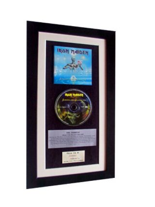 Iron Maiden Seventh Son Of Classic Cd Album Quality Framed,  Express Global Ship