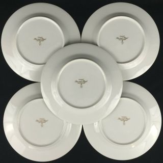 Set of 5 VTG Salad Plates by Fitz and Floyd Vineyard Cloisonné Porcelain Japan 6