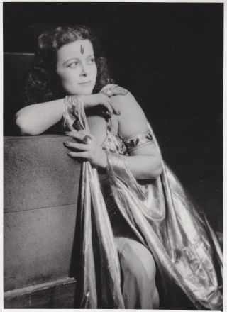 Maria Cebotari Richard Strauss Salome Opera Singer Zürich 1948 Vintage Photo